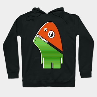 Funny cute cartoon something is going through here Hoodie